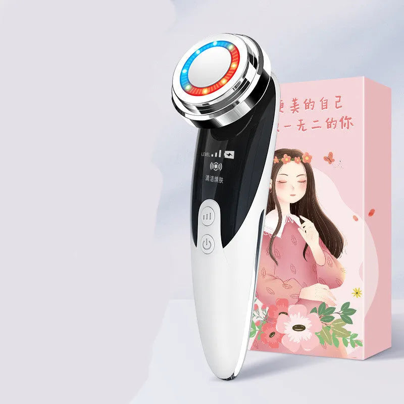 Beauty Importer skin rejuvenation device facial massage cleaner in Green Pink White with USB charging
