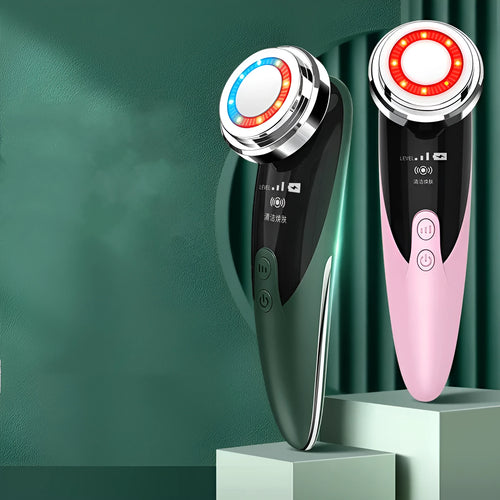 Beauty Importer skin rejuvenation device facial massage cleaner in Green Pink White with USB charging