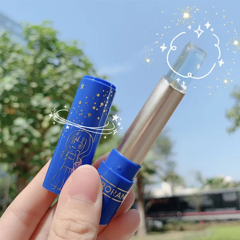 Lip balm stick with jojoba oil transparent colour normal specification temperature-change type