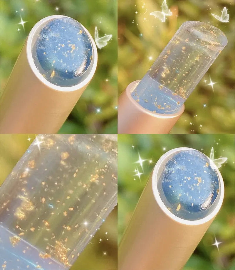Lip balm stick with jojoba oil transparent colour normal specification temperature-change type