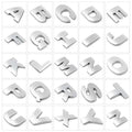 Black car tail letter label sticker measuring 4.5cm on a vehicle bumper