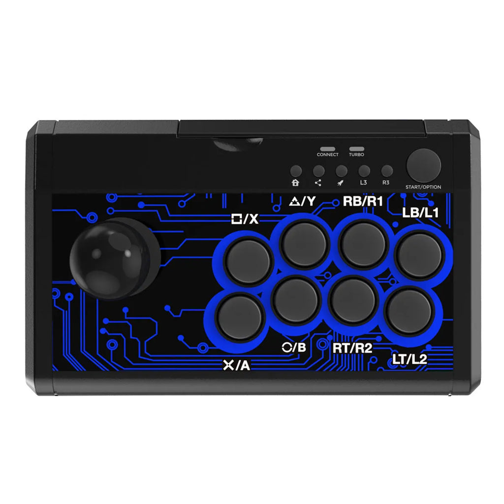 Fighting stick game joystick USB wired rocker controller for multiple consoles and PC