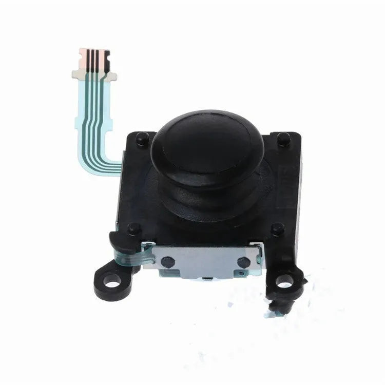 Original black wired gamepad with analog control and 3D button, ergonomic grip design for gaming