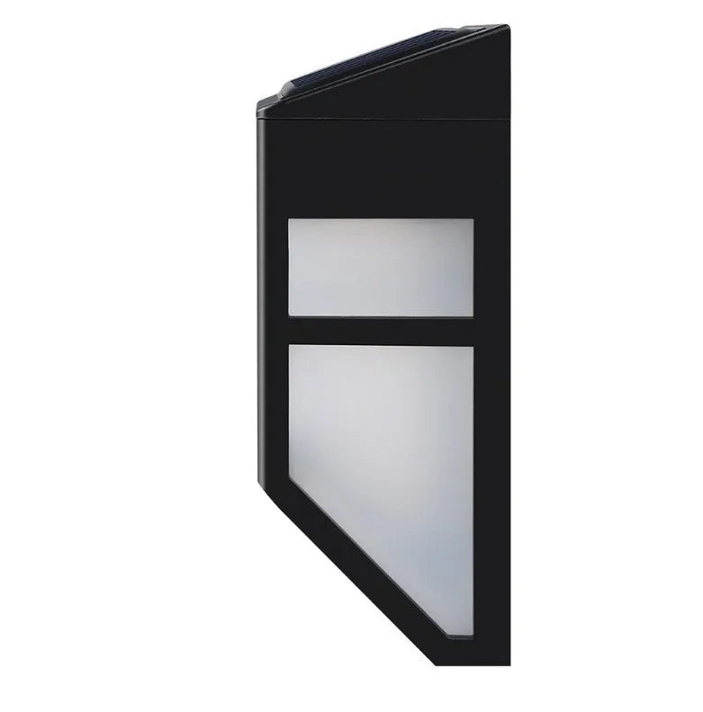 Solar wall light 2LED retro fence light plastic ABS PC warm white light compact size