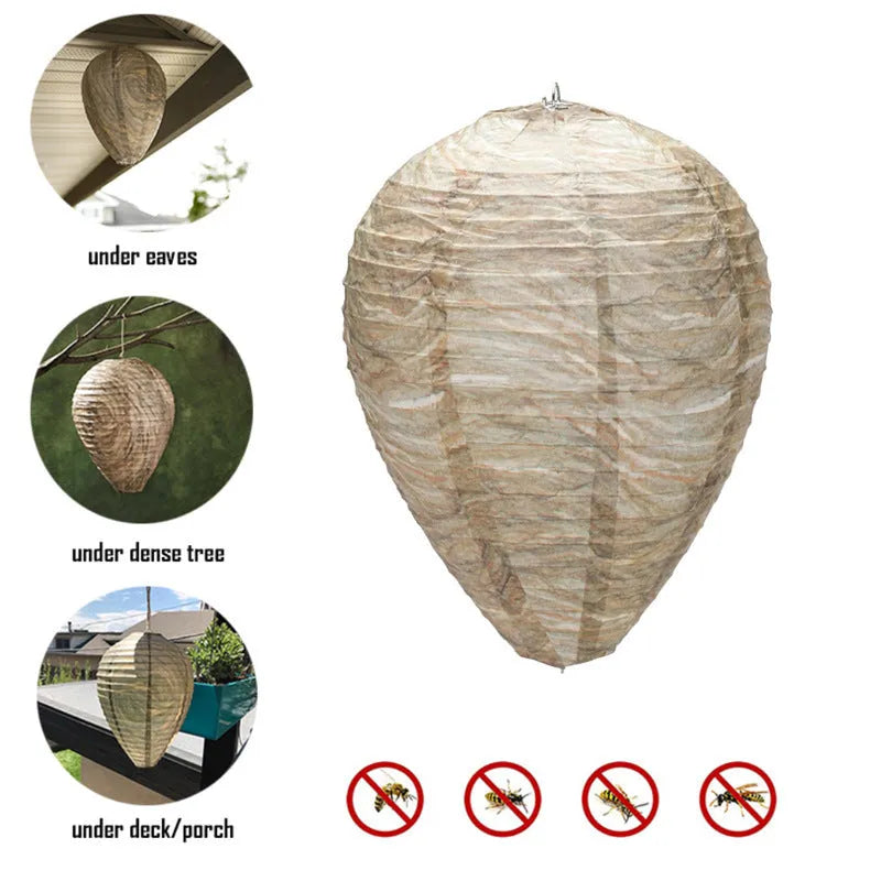 Expanded beehive-style paper lantern with honeycomb texture, measuring 22 cm by 28 cm.