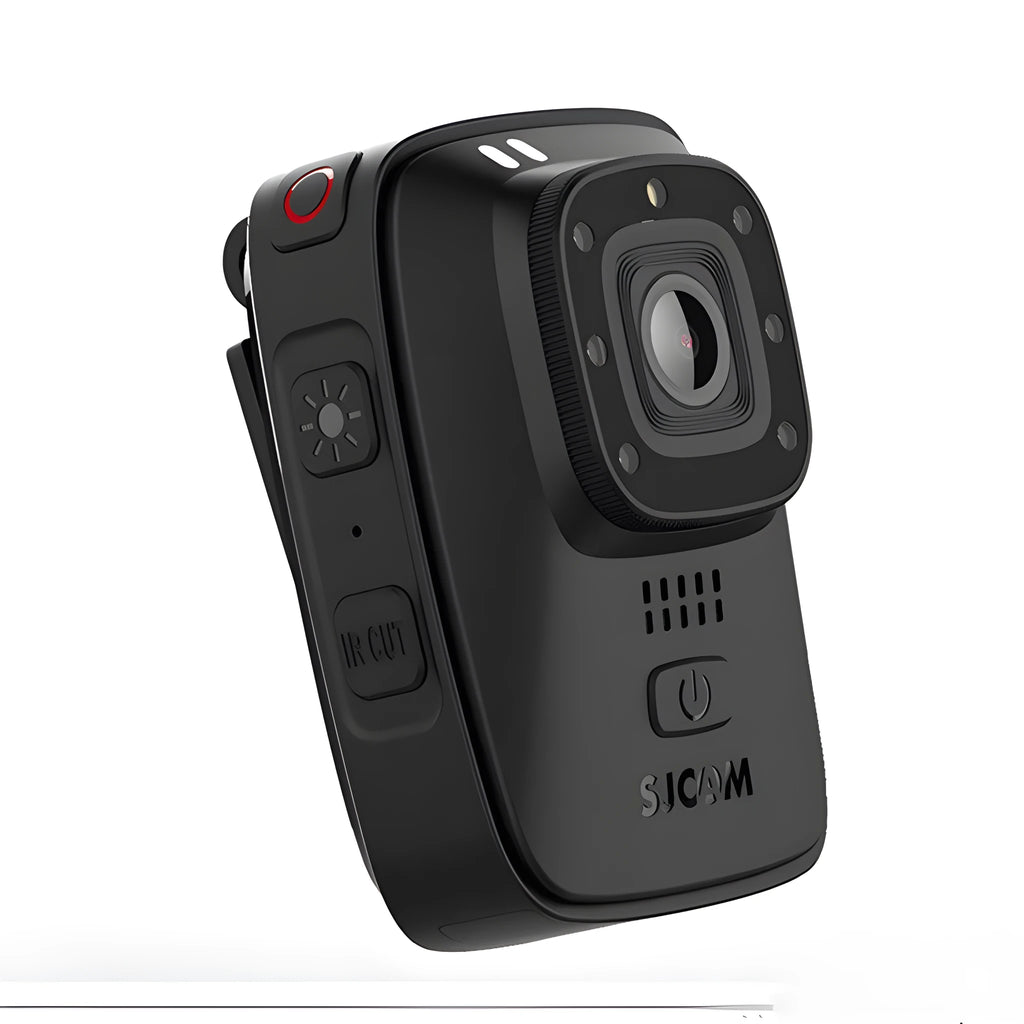 A10 Law Enforcement Recorder portable camera with 12MP resolution and 2.0 inch LCD screen in black plastic body