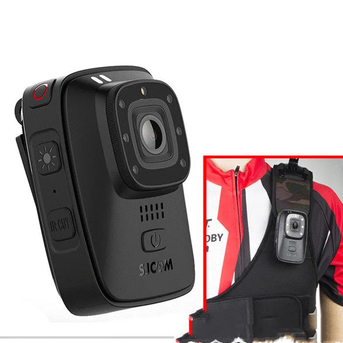 A10 Law Enforcement Recorder portable camera with 12MP resolution and 2.0 inch LCD screen in black plastic body