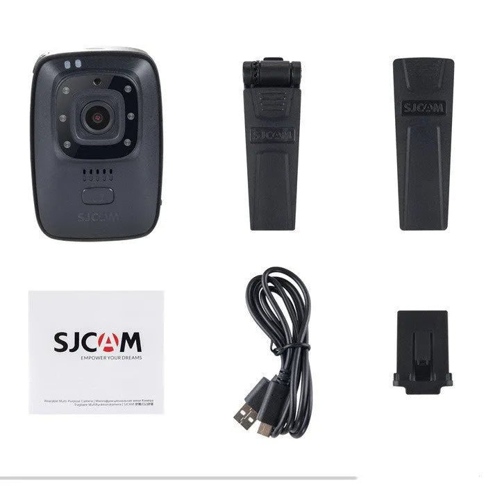 A10 Law Enforcement Recorder portable camera with 12MP resolution and 2.0 inch LCD screen in black plastic body