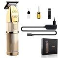 Gold cordless hair clipper Model 2880 with dual power supply and 25W motor