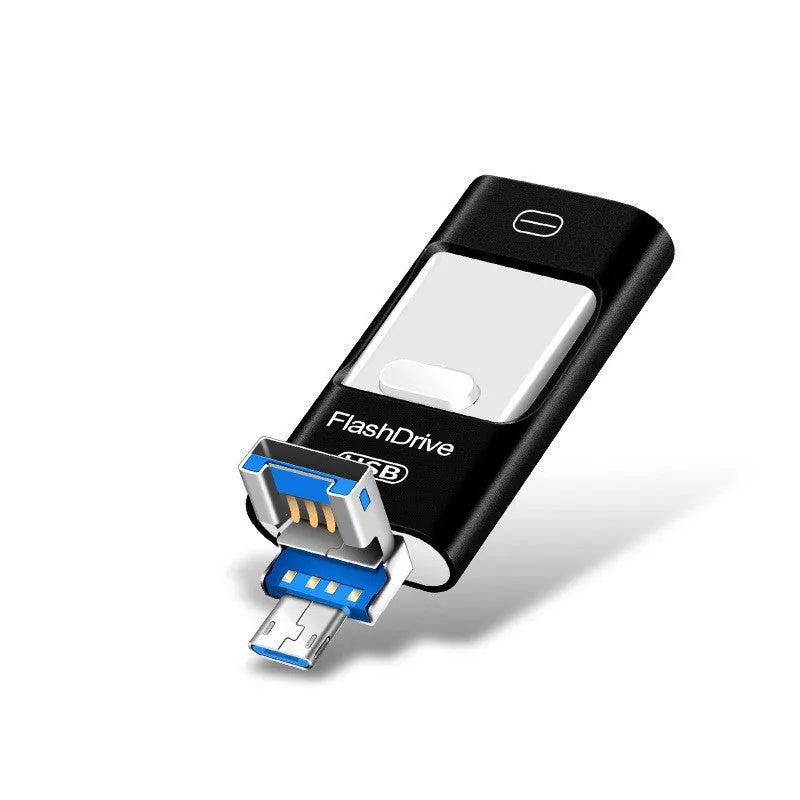 SoonDisk Shandi high speed silver metal Android OTG U disk 8GB USB 3.0 with OEM custom logo