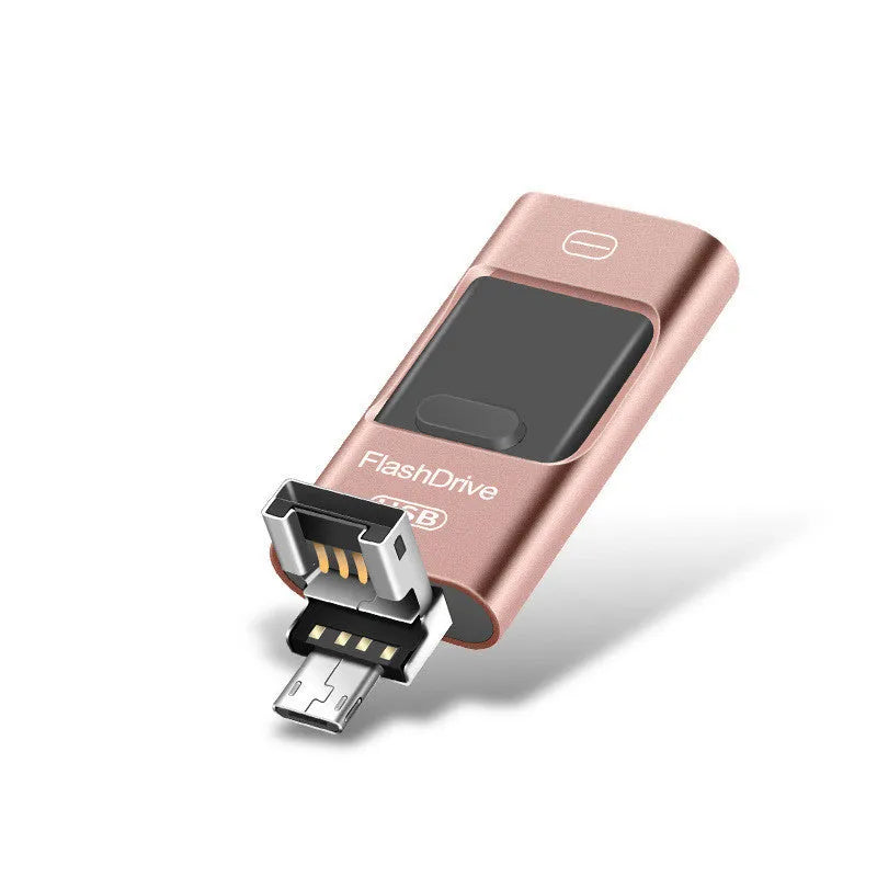 SoonDisk Shandi high speed silver metal Android OTG U disk 8GB USB 3.0 with OEM custom logo