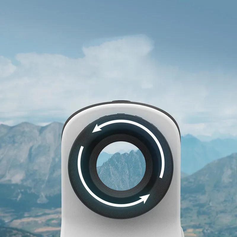 DKW-S laser ranging telescope for measuring distance up to 1500 metres on golf course