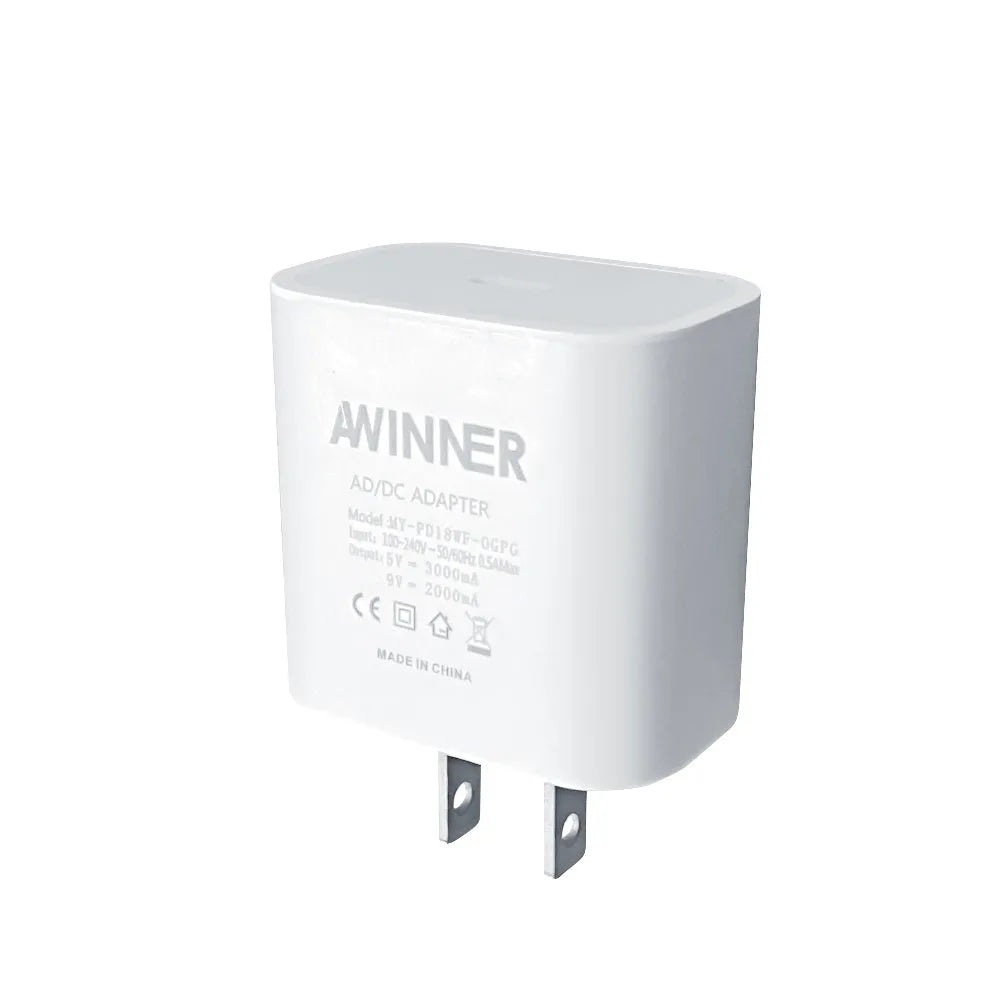 White metallic Magsafe wireless charger with pop-up window for iPhone 12-15 series