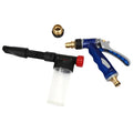 Multifunctional foam car wash water gun with copper nozzle and adjustable spray for household car washing