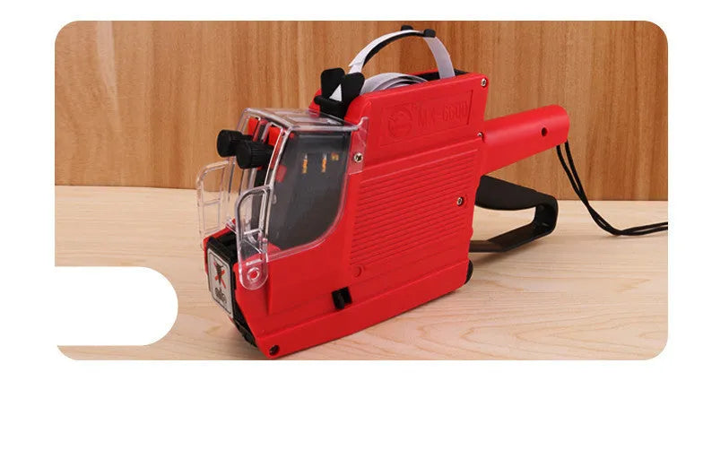 Manual handheld price label coding machine for supermarkets with paper rolls