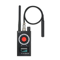 Black ABS and metal wireless signal detector with frequency range 1-8000MHz