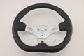 SL 27 cm black steering wheel for four-wheel karting, shown as a kart steering component