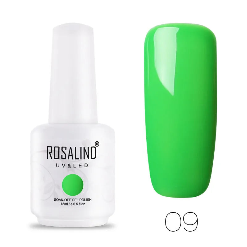 ROSALIND 15ml gel colour phototherapy glue bottle in selected hotting colour shade