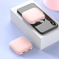 Compact square 20000mAh power bank with LED flashlight in various colours