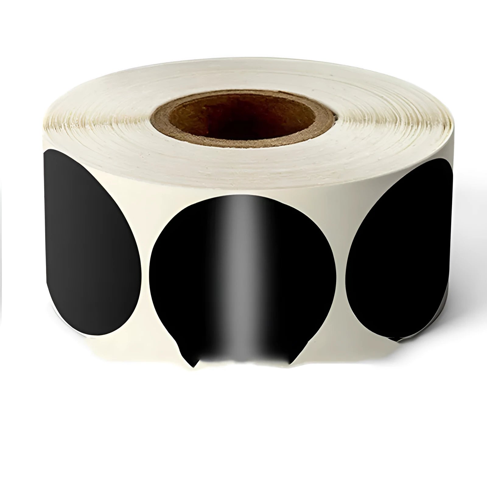Round colour marker sticker roll showing multiple coloured stickers for organising and sealing