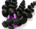 Real 8A virgin human hair loose wave weave in star fashion style, available in 8 to 30 inch lengths for ladies