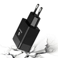 Travel charger with European and American standard plugs for mobile phone USB charging