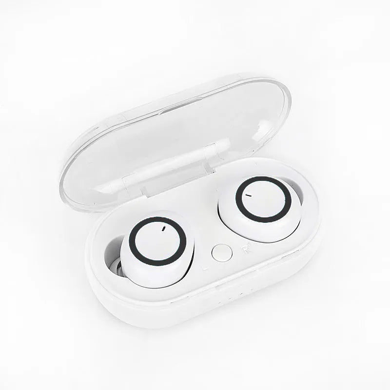 Bluetooth TWS wireless stereo earphones in black and red colour combination