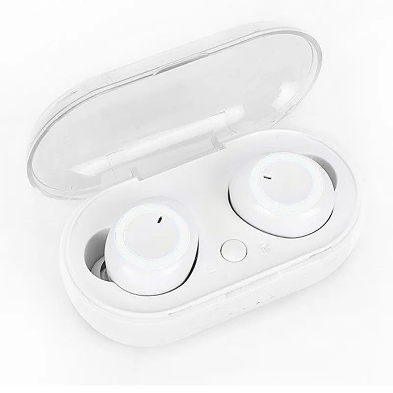Bluetooth TWS wireless stereo earphones in black and red colour combination