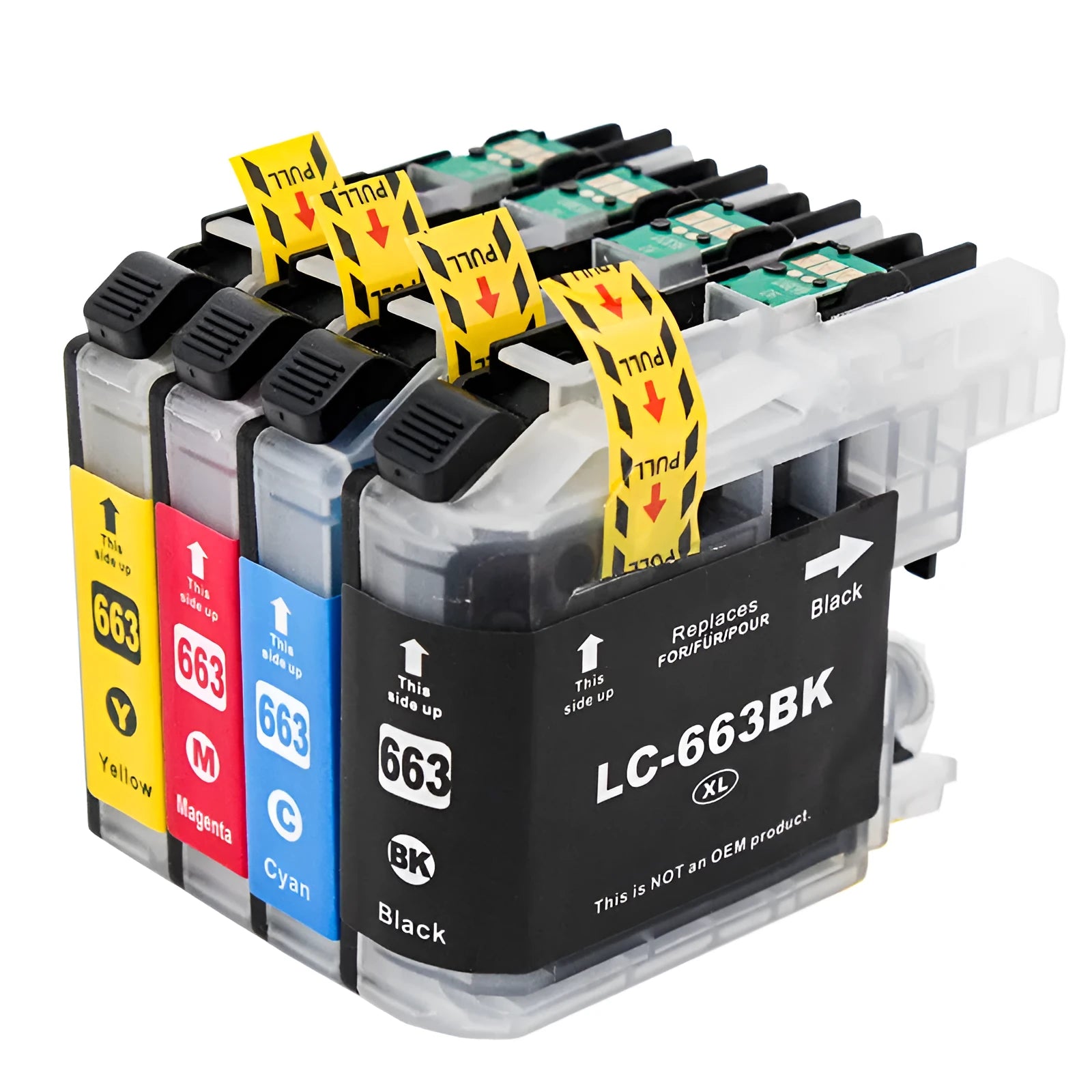 LC663 black ink cartridge for Brother MFC-J2320 Hong Kong version, simple package
