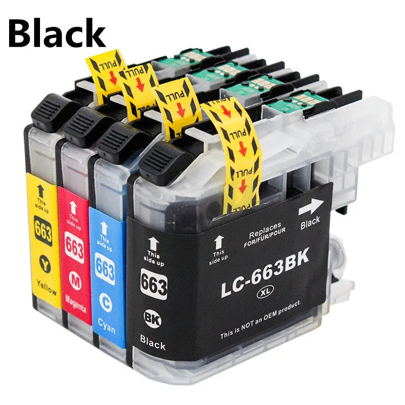 LC663 black ink cartridge for Brother MFC-J2320 Hong Kong version, simple package