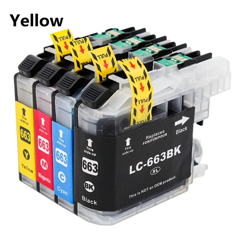 LC663 black ink cartridge for Brother MFC-J2320 Hong Kong version, simple package