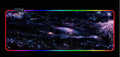 Large gaming mouse pad and desk mat in 40x90cm 4mm with skull, starry sky, world map, and forest wolf pattern options