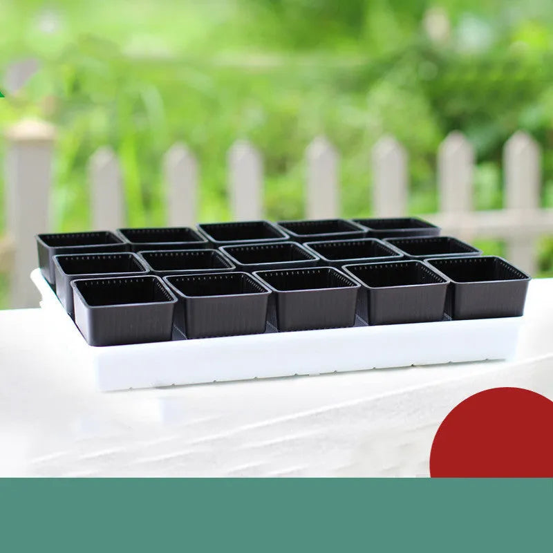 Meishi controlled root succulent flower pot with black and white colour options, 32cm base diameter