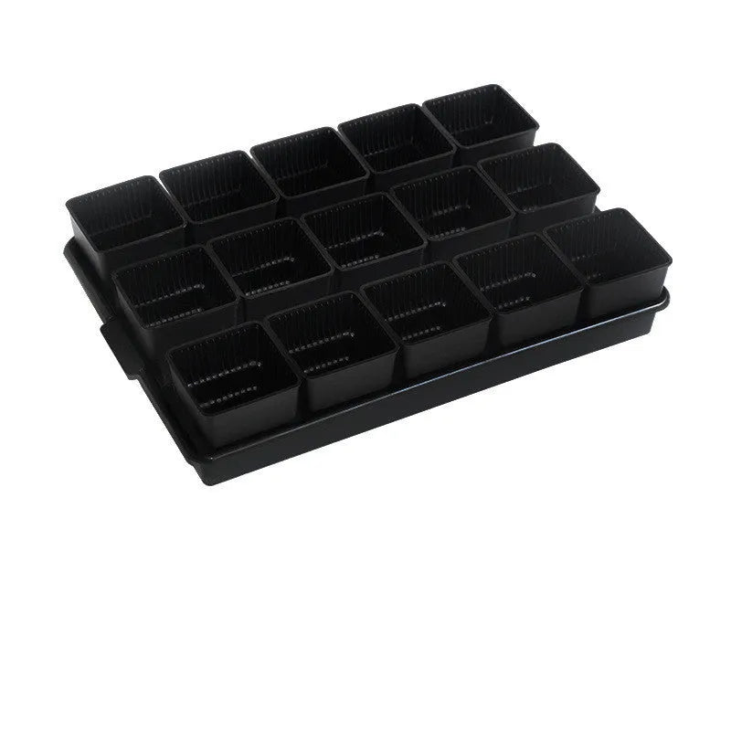 Meishi controlled root succulent flower pot with black and white colour options, 32cm base diameter