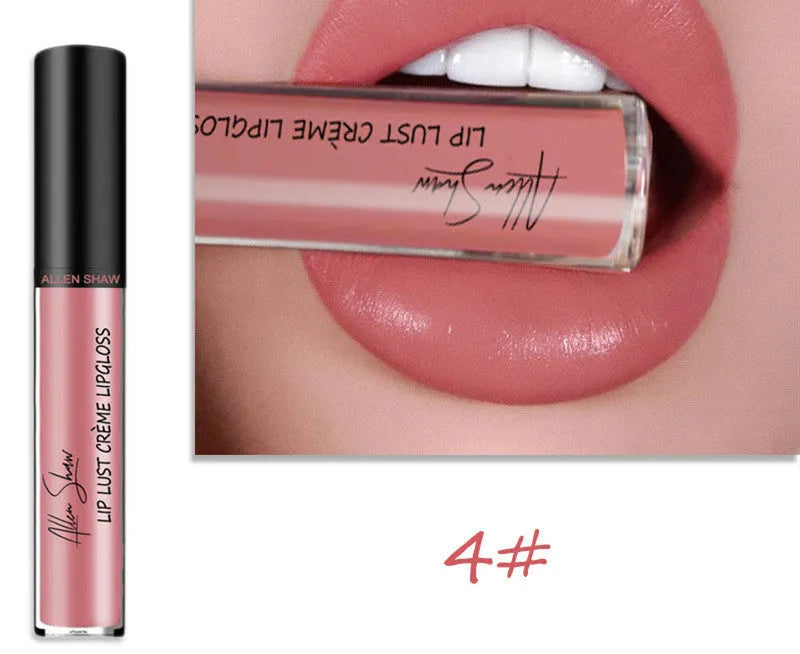 Silky cream texture lip gloss and lip glaze in 13 colour options including 12-piece collection sets