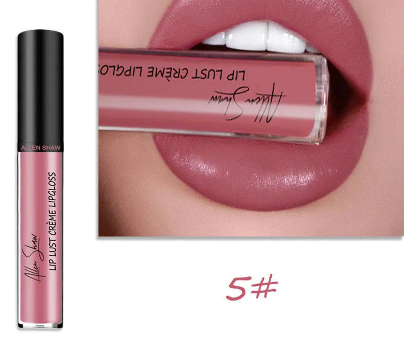 Silky cream texture lip gloss and lip glaze in 13 colour options including 12-piece collection sets
