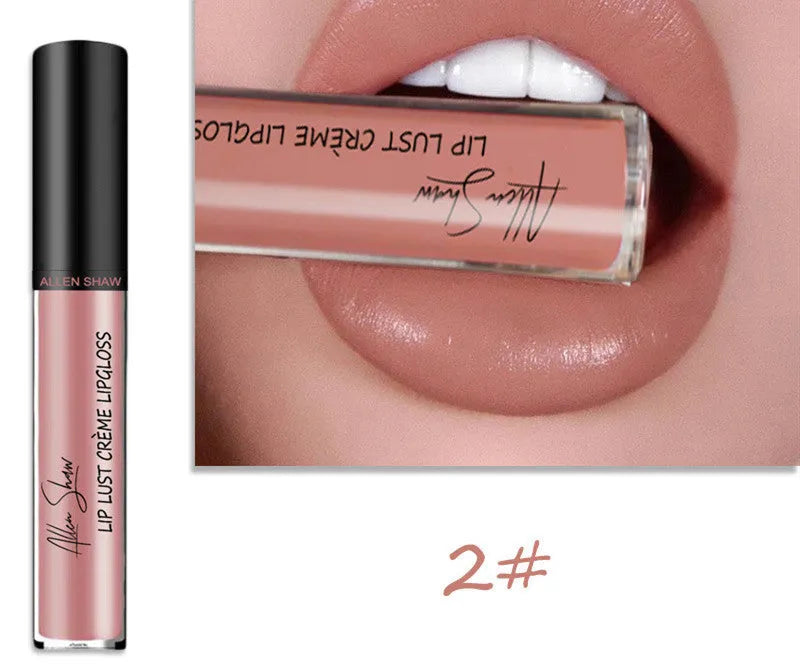 Silky cream texture lip gloss and lip glaze in 13 colour options including 12-piece collection sets