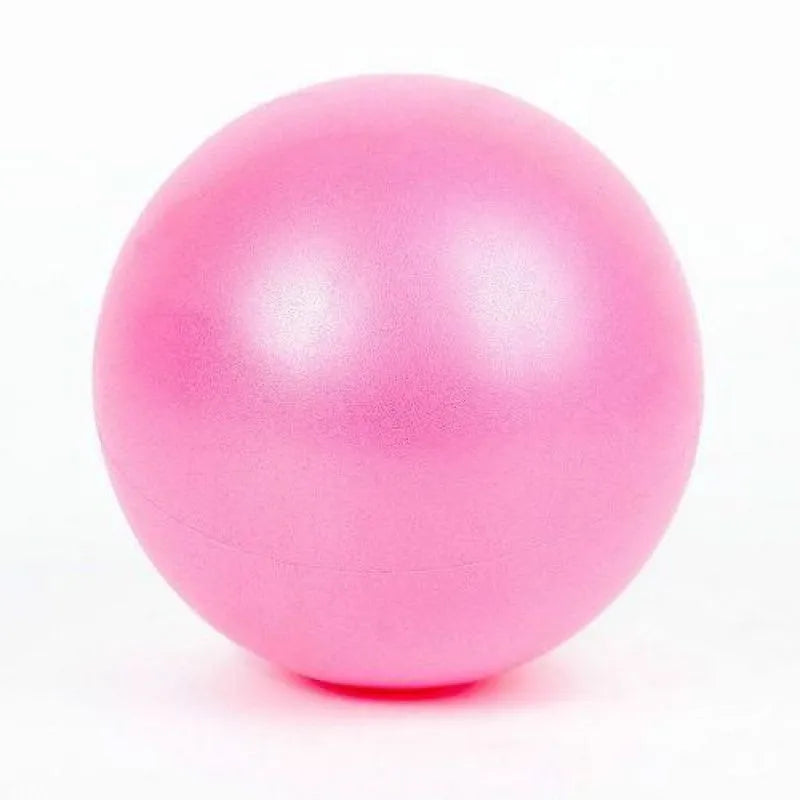 25cm thickened explosion-proof yoga ball for pregnancy and postpartum recovery in purple, blue, pink, and gray