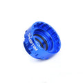 Blue aluminium alloy bicycle disc brake removal tool for 12-speed direct mount systems