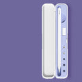 Hard protective shell case for Apple Pencil 1st and 2nd generation in choice of colours, showing internal slots for pencil, nib, and adapter.
