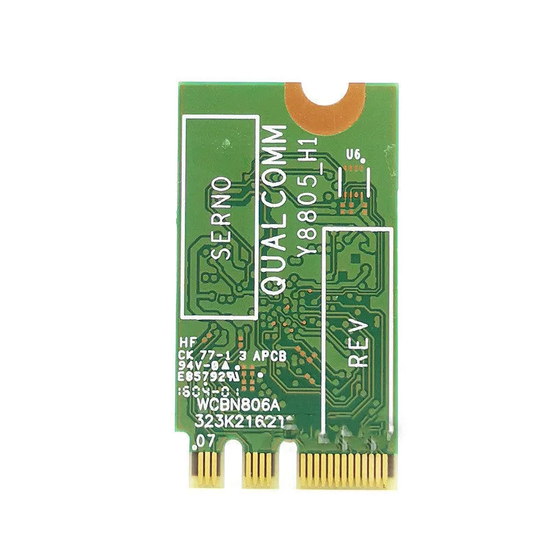 QCNFA435 NGFF M2 802.11ac wireless network card green colour 600Mbps dual band Bluetooth 4.1