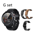 Full-touch smart bracelet with alloy case and 1.3-inch round TFT screen on wrist