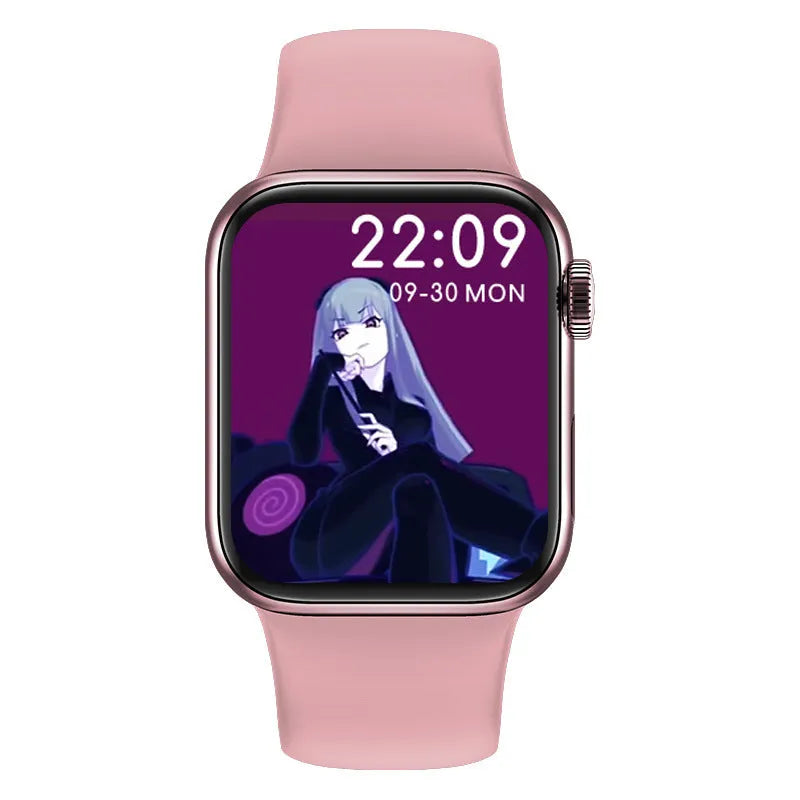 M16Plus smart watch with 1.8-inch screen and rotary encoder in multiple colour options