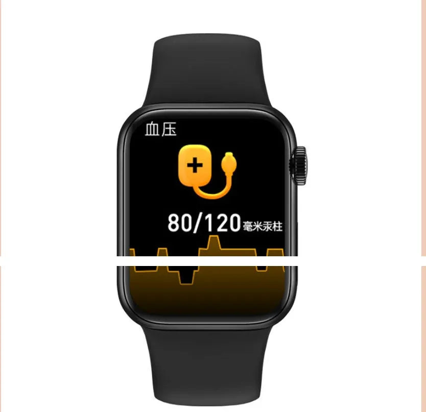 M16Plus smart watch with 1.8-inch screen and rotary encoder in multiple colour options