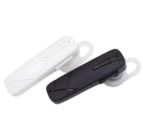 Black and white Bluetooth V4.1 wireless earphones with earplug design