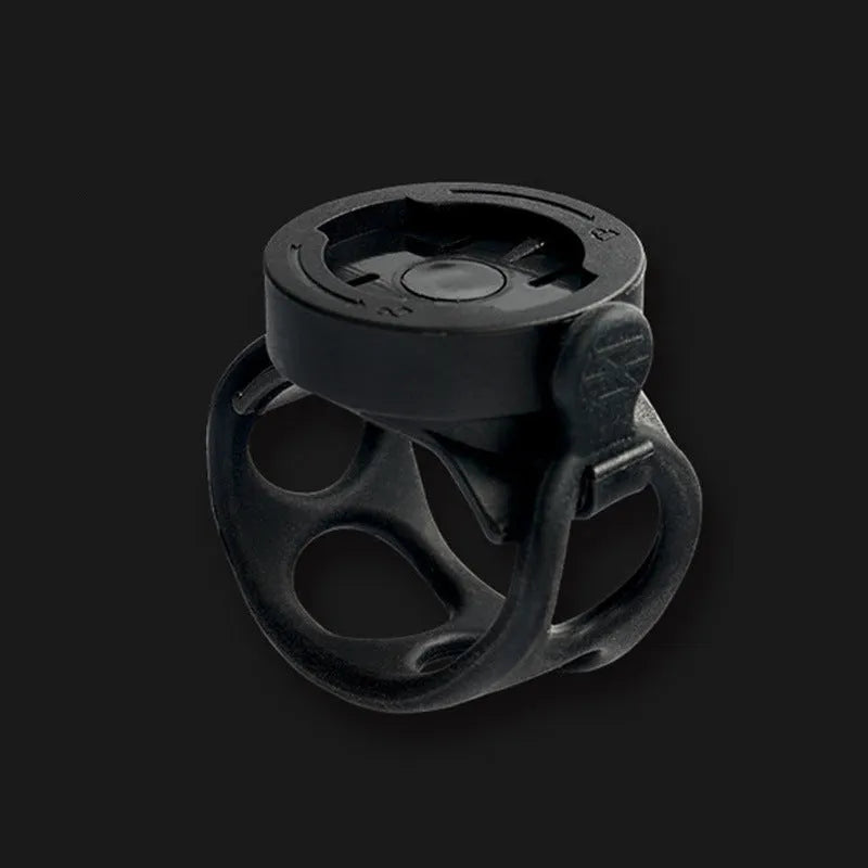 Black ABS rotating bicycle computer bracket for Sram Maijin Wahoo mounts, 10.5 x 2.4cm and 4.6 x 3.6cm
