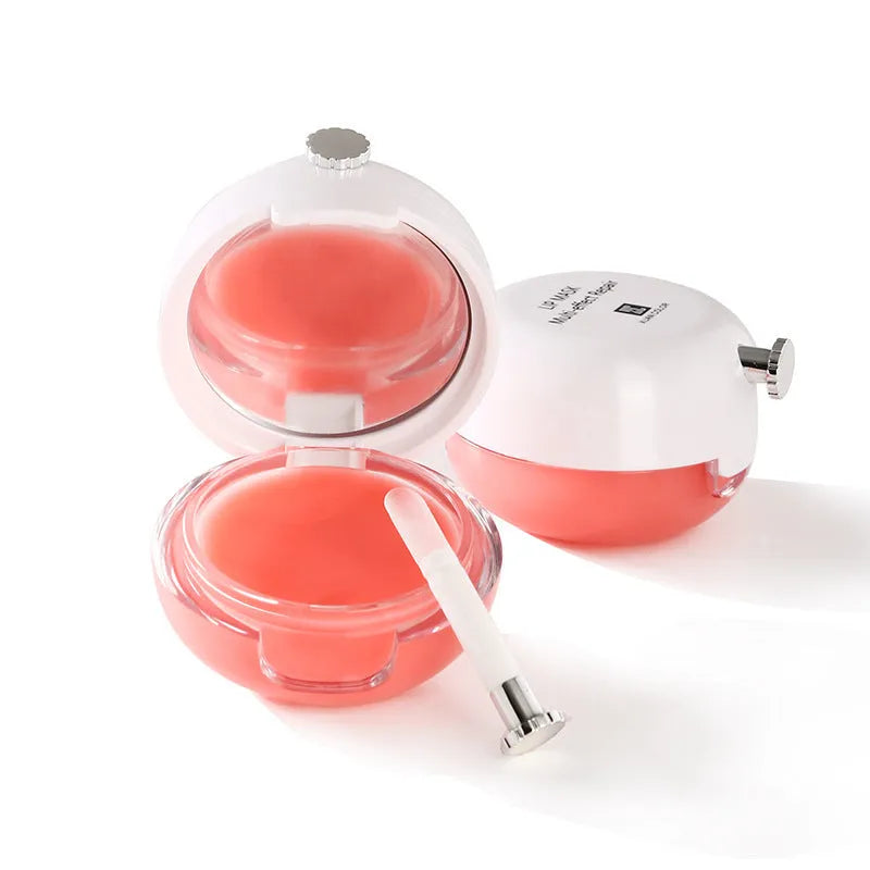 Lip sleeping mask in strawberry flavour with grape seed oil, 13g pot