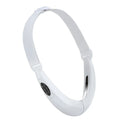 White multifunctional facial lifting device with red and blue light therapy, ABS construction, 170x110x50mm