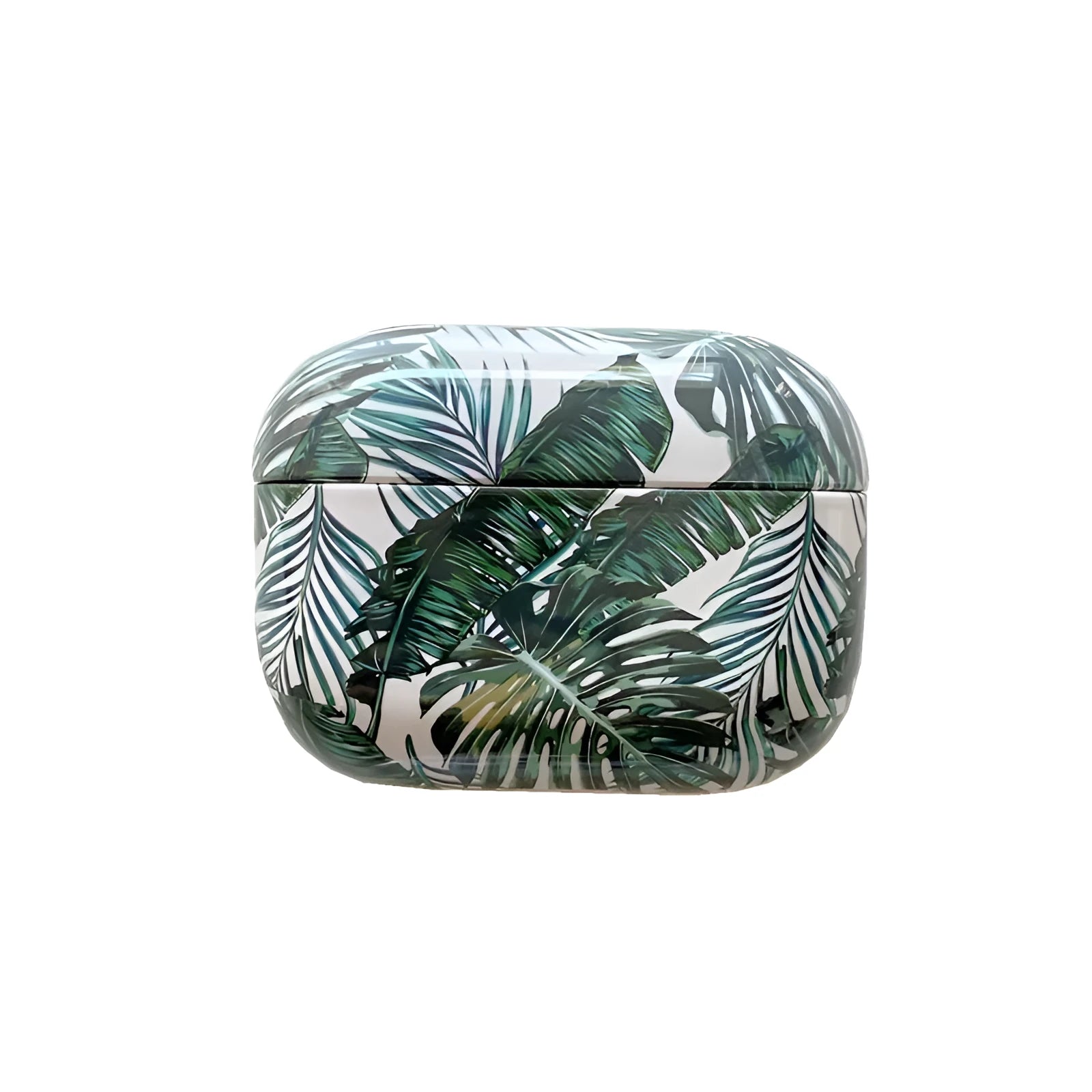 Green TPU banana leaf design protective case for AirPods charging case