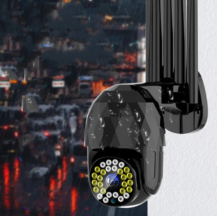 Wireless smart home HD monitor remote network camera with 2MP 1080P resolution and ABS shell in black